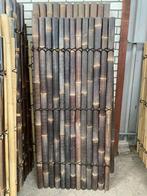 Outlet - Bamboe schutting halfrond - 90 x 180 cm - Donker -, Verzenden, Nieuw