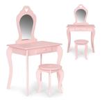 Ecotoys houten kinder kaptafel met spiegel en krukje, Ophalen of Verzenden, Nieuw