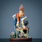 Figuur - Lerares - Polystone, Antiek en Kunst