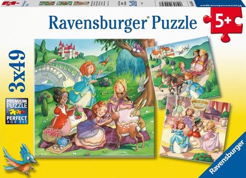 Kleine Prinsessen Puzzel (3x49 stukjes) | Ravensburger -, Kinderen en Baby's, Speelgoed | Kinderpuzzels, Nieuw, Verzenden
