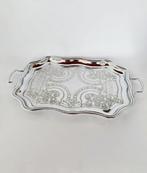 Dienblad - Prachtige 47 cm Swan Brand chroomgeplateerde