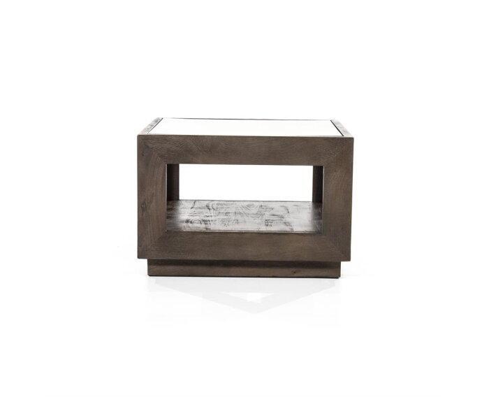 Salontafel Liam 60x60cm - bruin | Eleonora, Huis en Inrichting, Tafels | Salontafels, Nieuw, Ophalen of Verzenden