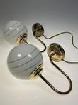 Two wall lamps / globe lamps