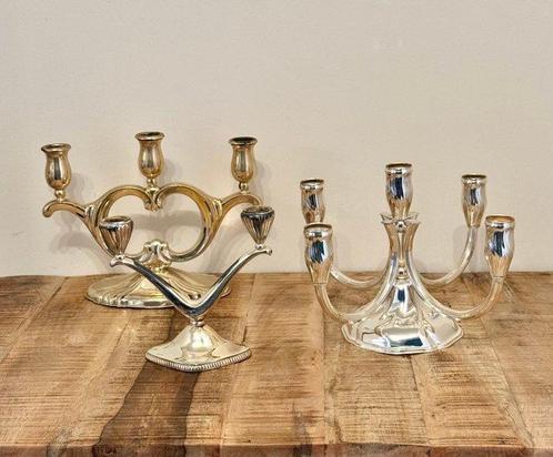 Taperstick (kleine blaker met een dunne pijp) (3) -, Antiek en Kunst, Curiosa en Brocante
