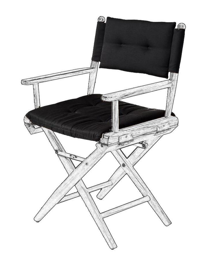 Kussens Regisseursstoel I DeLuxe, Watersport en Boten, Bootonderdelen, Nieuw, Zeilboot of Motorboot, Ophalen of Verzenden