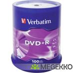 Verbatim DVD+R 16X 100st. Cakebox, Verzenden, Nieuw