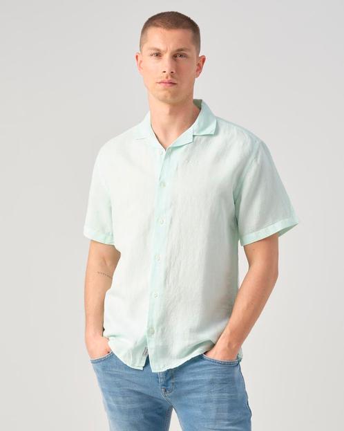 -50% J.C. Rags  J.C. Rags Elvis casual overhemd met korte mo, Kleding | Heren, Overhemden, Blauw, Nieuw, Verzenden