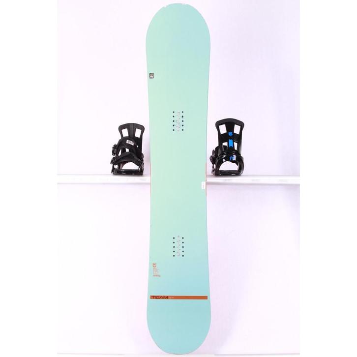 157 snowboard NITRO TEAM, Turquoise, CAMBER, Sport en Fitness, Snowboarden, Board, Gebruikt, Verzenden