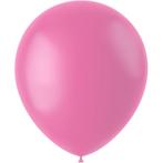Roze Ballonnen Rosey Pink 33cm 100st, Verzenden, Nieuw