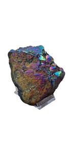 Titanium Bergkristal Aura Regenboog kleuren Ruw - Hoogte: