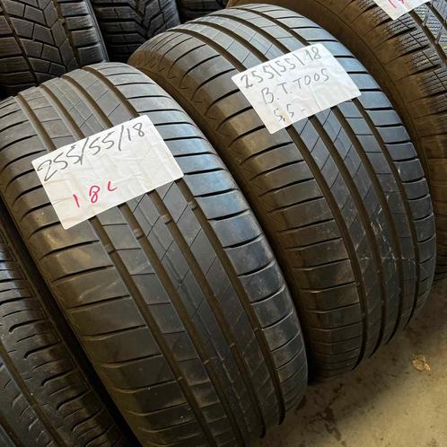 2 x Bridgestone Turanza T005 255-55-18 Zomerbanden 5,5mm, Auto-onderdelen, Banden en Velgen, 18 inch, Zomerbanden, 255 mm, Personenwagen