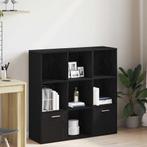 vidaXL Boekenkast 98x29x97,5 cm bewerkt hout zwart, Huis en Inrichting, Verzenden, Nieuw, Overige houtsoorten