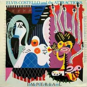 LP gebruikt - Elvis Costello &amp; The Attractions - Impe..., Cd's en Dvd's, Vinyl | Rock, Zo goed als nieuw, Verzenden