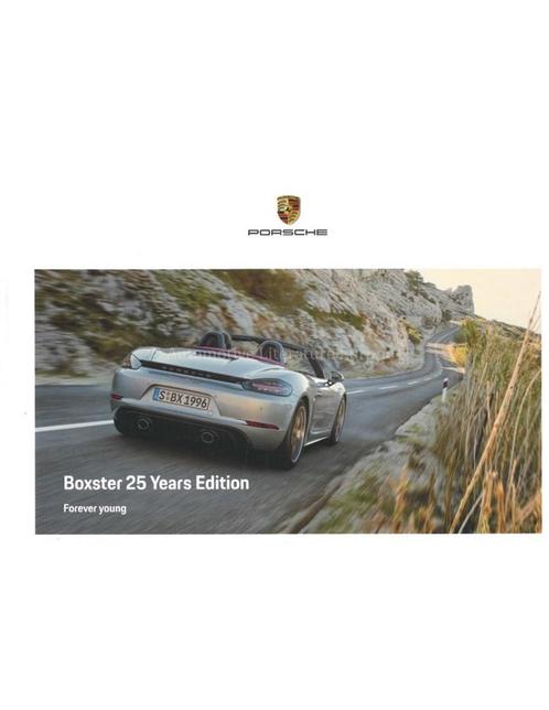 2021 PORSCHE BOXSTER 25 YEARS EDITION HARDBACK BROCHURE, Boeken, Auto's | Folders en Tijdschriften, Porsche