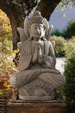 Statua di Buddha in Pietra Naturale – Scultura Balinese con, Antiek en Kunst