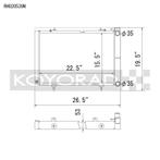 Koyo Nissan 240SX V8 Swap/KA24 Turbo Radiator, Ophalen of Verzenden, Nieuw