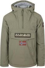 Napapijri Rainforest Jas Groen maat L Heren, Kleding | Heren, Jassen | Winter, Maat 52/54 (L), Verzenden, Nieuw, Napapijri