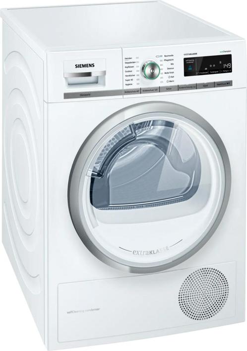 Siemens Wt47w584 Warmtepompdroger 8kg, Witgoed en Apparatuur, Wasdrogers, Zo goed als nieuw, Voorlader, 85 tot 90 cm, Ophalen of Verzenden