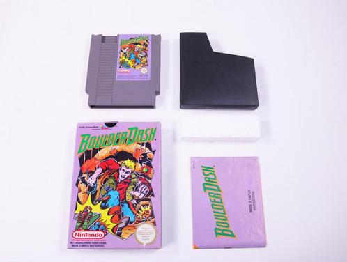 NES - Boulder Dash - Boxed CIB (C-Grading), Spelcomputers en Games, Games | Nintendo NES, Ophalen of Verzenden