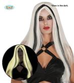 Glow in the dark heksen pruik, Kleding | Dames, Ophalen of Verzenden, Nieuw