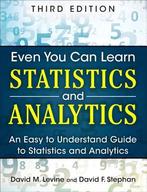 Even You Can Learn Statistics and Analytics 9780133382662, Boeken, Zo goed als nieuw