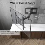 TV muurbeugel met extra lange scharnierarm 850 mm voor 32-70, Audio, Tv en Foto, Televisiebeugels, Verzenden, Nieuw