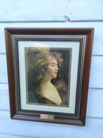art deco - Lijst- portret Art Deco. Lichaam. - Hout,