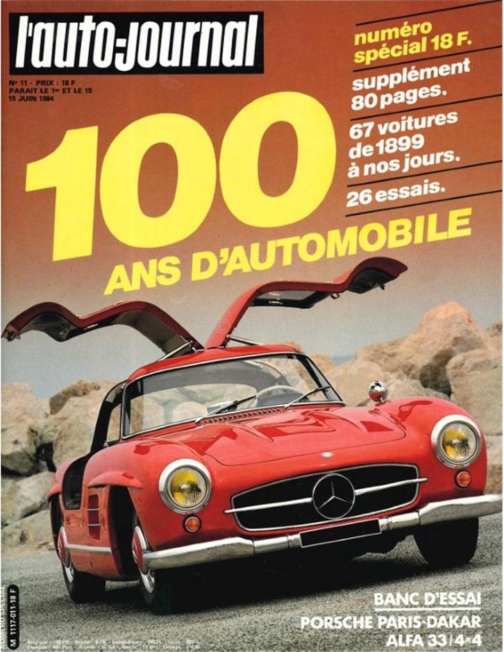 1984 LAUTO-JOURNAL MAGAZINE 11 FRANS, Boeken, Auto's | Folders en Tijdschriften