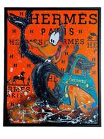 MoonTje - Daffy Duck  Hermès, Antiek en Kunst, Kunst | Schilderijen | Modern