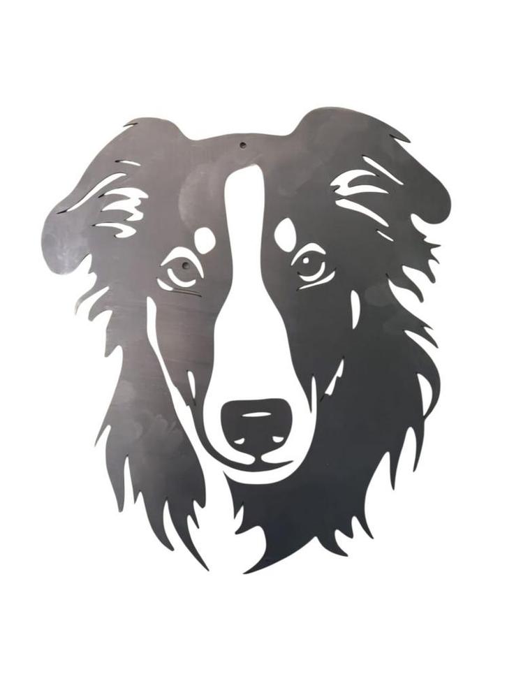 Wanddecoratie  Barzoi  35x31cm, Tuin en Terras, Tuinwanddecoratie, Verzenden