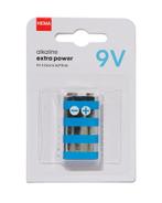 HEMA 9V alkaline extra power batterij, Verzenden, Nieuw