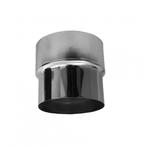 RVS enkelwandig verloop 128-138mm (verloop vast-flex ø130), Ophalen of Verzenden, Nieuw, Hout, Vrijstaand