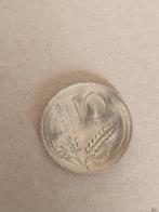Italië. 10 Lire 1979 - curiosità ribattuta con il volto di, Postzegels en Munten