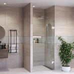 Douchedeur BWS Portos Profielloos Chroom 200 cm Helder Glas, Ophalen of Verzenden, Nieuw, Chroom, Douche
