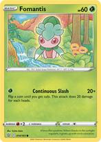 Fomantis 014/163 Battle Styles, Hobby en Vrije tijd, Verzamelkaartspellen | Pokémon, Ophalen of Verzenden, Nieuw, Losse kaart