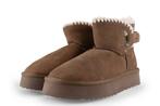 Manfield Snowboots in maat 40 Cognac | 10% korting, Kleding | Dames, Schoenen, Overige kleuren, Verzenden, Snowboots, Zo goed als nieuw