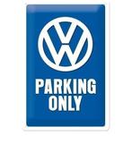 VW parking only reclamebord, Verzenden, Nieuw