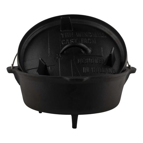 The Windmill Dutch Oven - 6Qt, Caravans en Kamperen, Kampeeraccessoires, Nieuw, Ophalen of Verzenden