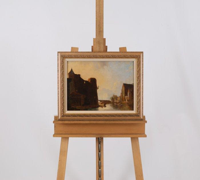 Kaspar Karsen (1810-1896) - Stadsgezicht, Antiek en Kunst, Kunst | Schilderijen | Klassiek