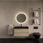 Badkamermeubelset Gliss Design Milan Met Lako Mat Zwarte, Ophalen of Verzenden, Nieuw, Bad
