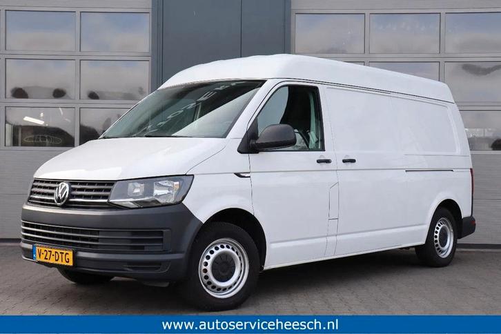 Volkswagen Transporter 2.0 TDI 150PK L2H2 l 2X SCHUIFDEUR l, Auto's, Bestelauto's, Dealer onderhouden, Lease, Handgeschakeld, Wit