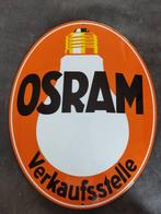 Osram - Osram Verkaufsstelle enamel sign Emailschild Emaille
