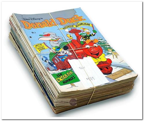 Weekblad Donald Duck - Jaargang 1979 minus 2 nummers, Boeken, Stripboeken, Gelezen, Meerdere stripboeken, Verzenden