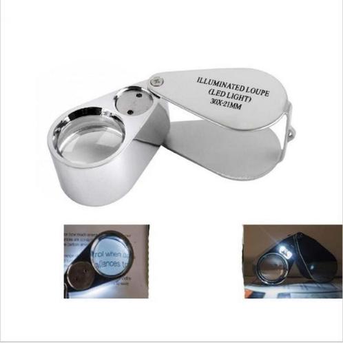 Benson Vergrootglas loupe - 40x vergroting - LED-verlicht..., Hobby en Vrije tijd, Schilderen, Nieuw, Ophalen of Verzenden