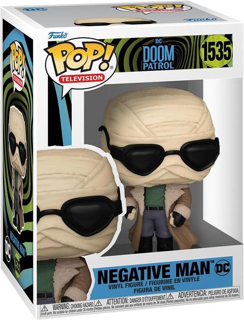 Funko Pop! - Doom Patrol Negative Man #1535 | Funko - Hobby, Verzamelen, Poppetjes en Figuurtjes, Nieuw, Verzenden