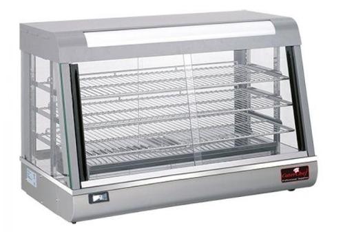 Warmhoudvitrine zilver | (H)66x(B)90x(D)48, Zakelijke goederen, Horeca | Keukenapparatuur, Nieuw in verpakking, Verzenden