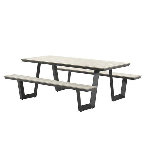 Garden Impressions Sarria picknick set 200 x 90 - donker, Tuin en Terras, Tuinsets en Loungesets, Verzenden