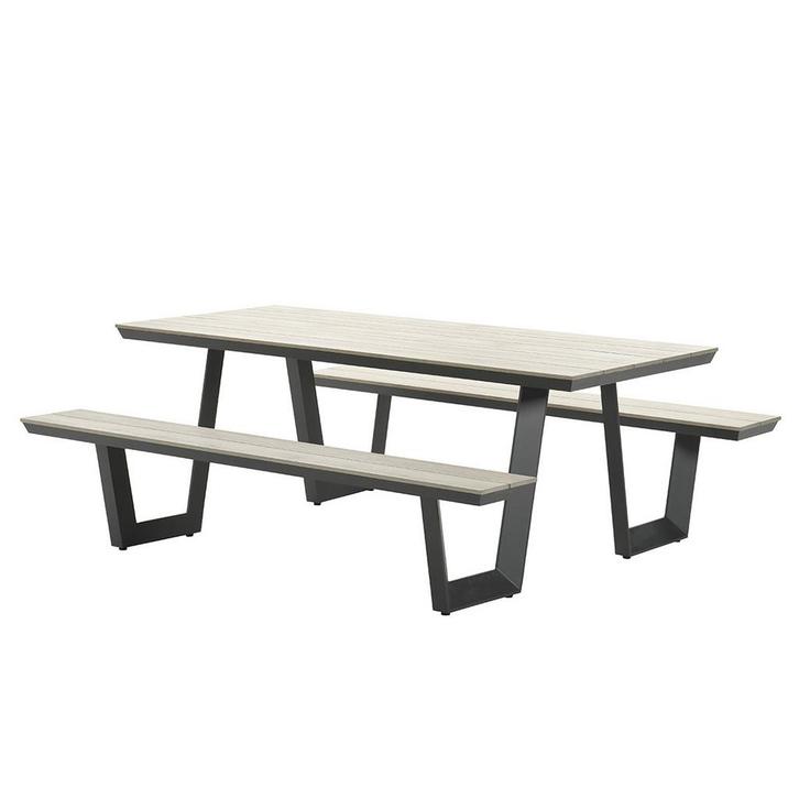 Garden Impressions Sarria picknick set 200 x 90 - donker, Tuin en Terras, Tuinsets en Loungesets, Verzenden