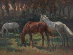 Viktor Eckhardt Von Eckhardsburg (1864-1946) - Horses at