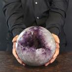Grote en topkwaliteit Amethist bol - 210×210×210 mm - 9300 g, Verzamelen, Mineralen en Fossielen